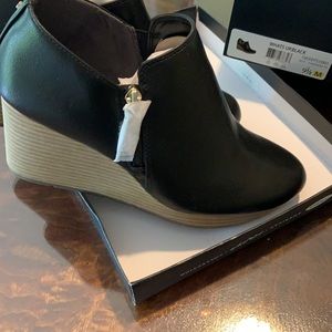 Brand new black booties